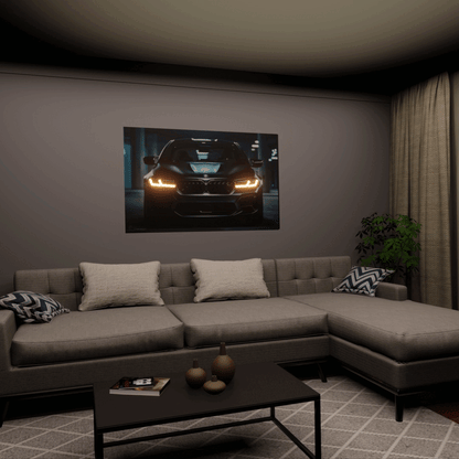 BMW G30 M5 - Neon LED Car Poster