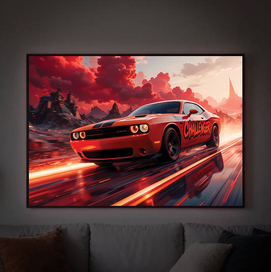 Challenger - Backlit Poster
