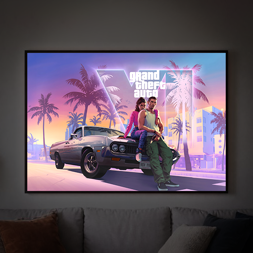 GTA 6 - Backlit Poster