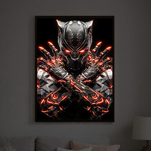 Black Panther - Backlit Poster