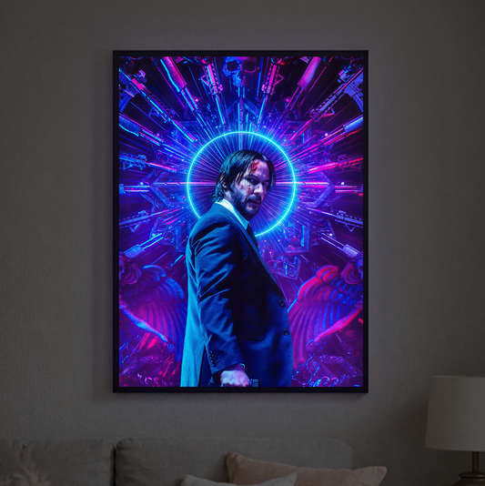 John Wick Chapter 3 - Backlit Poster